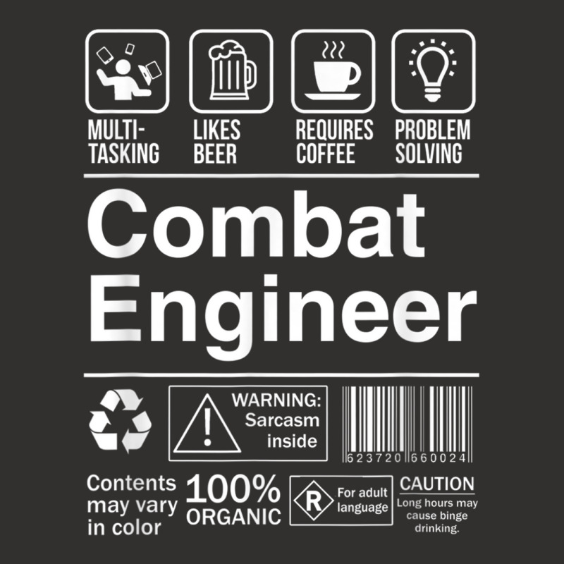 Combat Engineer Shopping Label Problem Solver T Shirt Champion Hoodie by cm-arts | Artistshot