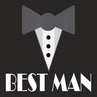 Best Man Wedding Party Mock Tuxedo Ladies Fitted T-shirt | Artistshot