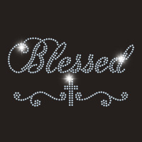 Blessed Bling Rhinestone Bling Women Mom Birth Day Tank Top | Artistshot