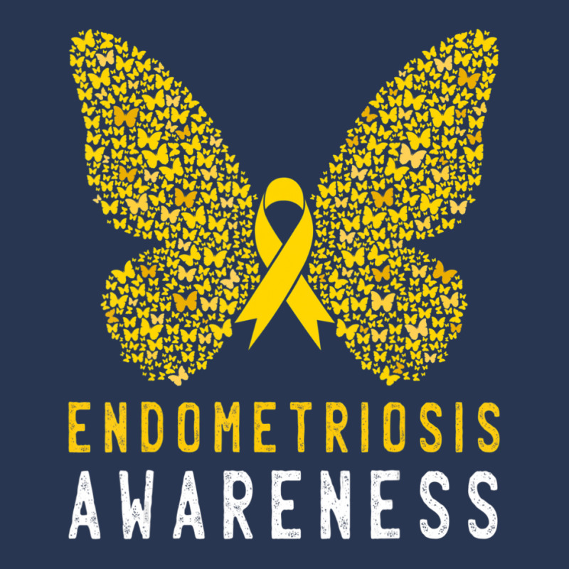 Butterfly Endometriosis Awareness Month Endo Support Ribbon Ladies Denim Jacket by Kenlofu52 | Artistshot