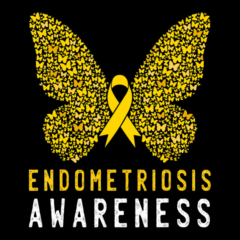 Butterfly Endometriosis Awareness Month Endo Support Ribbon Women's V-Neck T-Shirt by Kenlofu52 | Artistshot