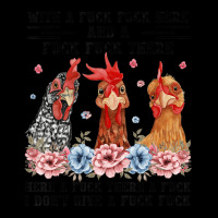 Fuck Here Fuck There I Don't Give A Fuck Chicken V-neck Tee | Artistshot