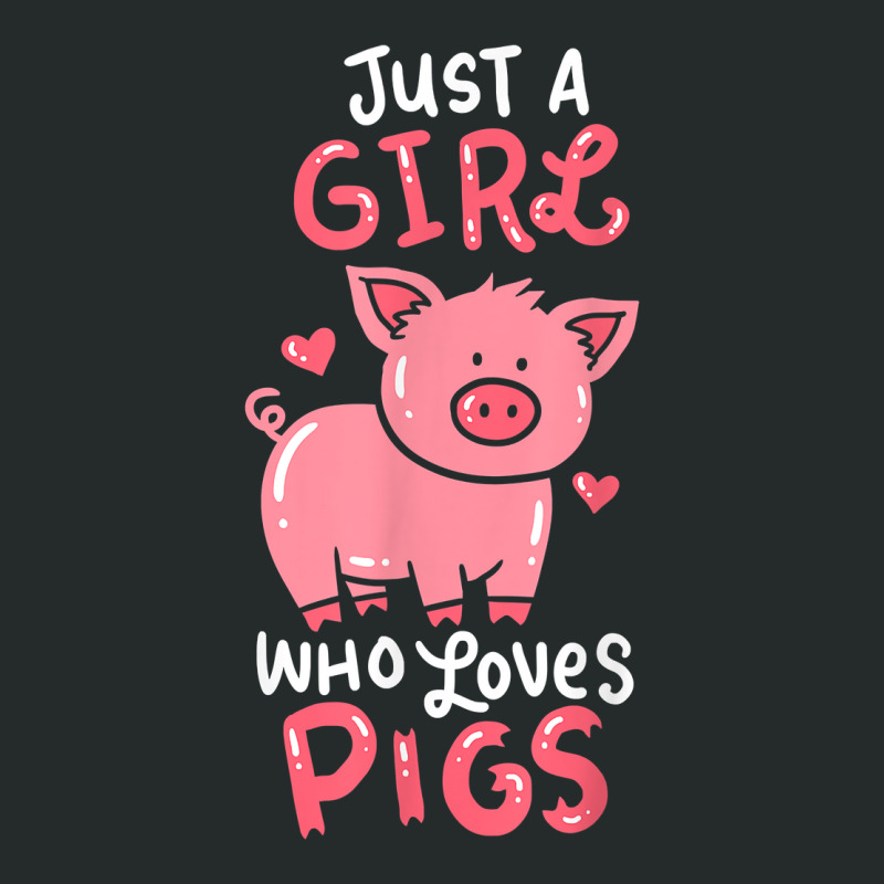 Pig Piglet Hog Farm Animal Funny Gift Women's Triblend Scoop T-shirt by JonathonBarringer | Artistshot