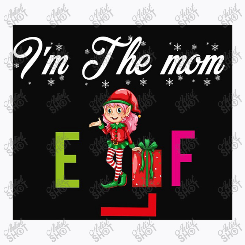 I'm The Mom Elf, Cute Christmas Shirt, Elf Shirt, Christmas Wreath T-shirt | Artistshot