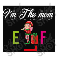 I'm The Mom Elf, Cute Christmas Shirt, Elf Shirt, Christmas Wreath Men's Long Sleeve Pajama Set | Artistshot