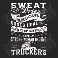 Trucker Woman Ladies Fitted T-shirt | Artistshot