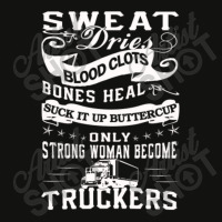 Trucker Woman Scorecard Crop Tee | Artistshot