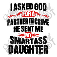 Smartass Daughter V-neck Tee | Artistshot