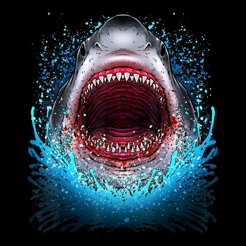 Great White Shark Open Mouth Teeth Beach Ocean Animal Toddler Sweatshirt by Kanmopsuk45 | Artistshot