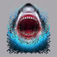 Great White Shark Open Mouth Teeth Beach Ocean Animal Youth 3/4 Sleeve | Artistshot