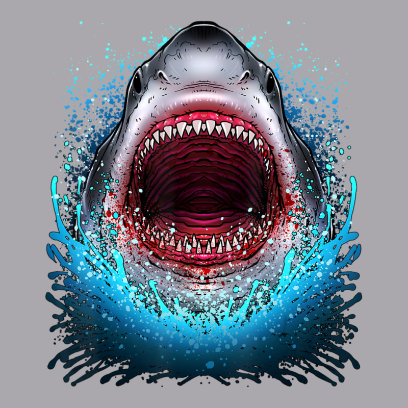 Great White Shark Open Mouth Teeth Beach Ocean Animal Youth 3/4 Sleeve by Kanmopsuk45 | Artistshot