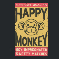 Happy Monkey Safety Matches, Vintage, Happy Monkey, Safety Matches, Ha Crewneck Sweatshirt | Artistshot