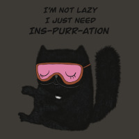 I’m Not Lazy, I Just Need Ins-purr-ation ! Cat Lover   Black Cat Lov Bucket Hat | Artistshot