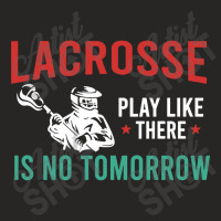 Lacrosse Play Like Ladies Fitted T-shirt | Artistshot