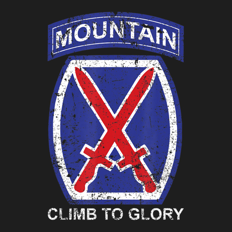 10th Mountain Division Climb To Glory 20324 Classic T-shirt by cm-arts | Artistshot