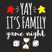 Celebrate Family Game Night Board Games Card Games Ladies Fitted T-shirt | Artistshot