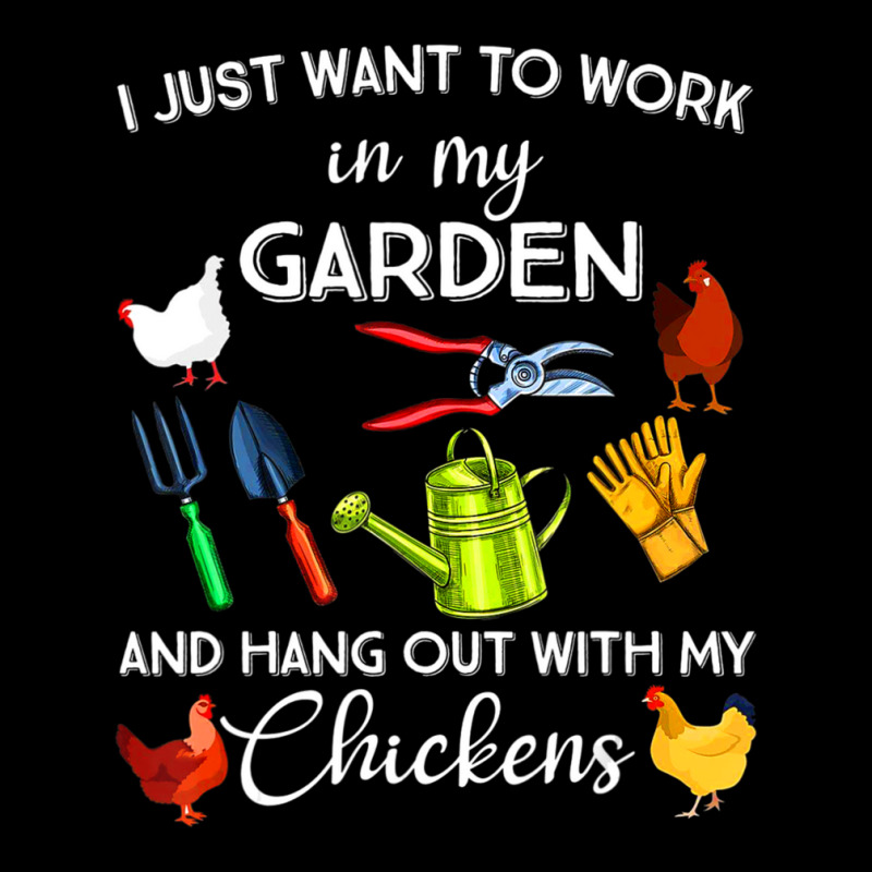 I Just Want To Work In My Garden And Hangout With Chickens Toddler Sweatshirt by Kanmopsuk45 | Artistshot