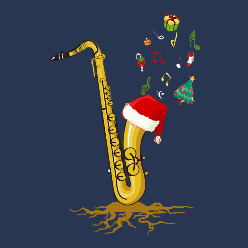 Saxophone Chrismas Tree, Merry Christmas Saxophone, Saxophone Chrismas Men Denim Jacket | Artistshot