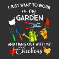 I Just Want To Work In My Garden And Hangout With Chickens Champion Hoodie | Artistshot