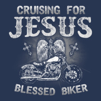 Cruising For Jesus Blessed Biker Ladies Denim Jacket | Artistshot