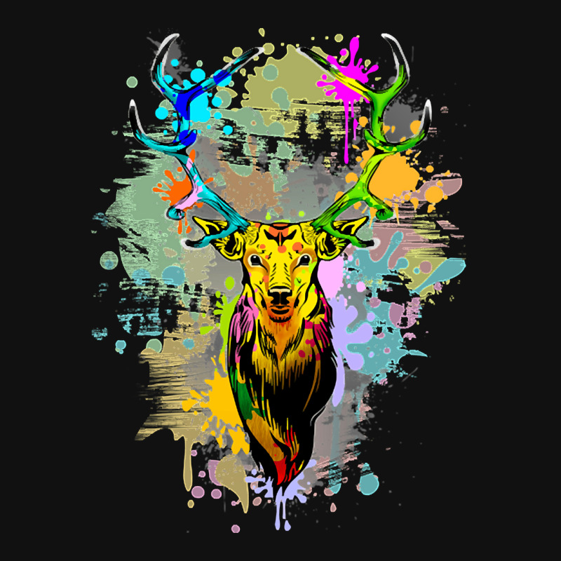 Deer Popart Dripping Paint, Deer Pop Art, Dripping Paint, Deer Drippin Skinny Tumbler | Artistshot