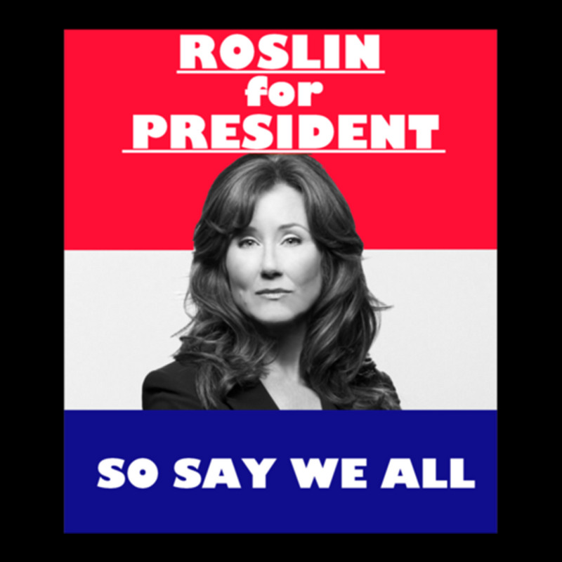 Battlestar Galactica Roslin For President Cropped Sweater by cm-arts | Artistshot