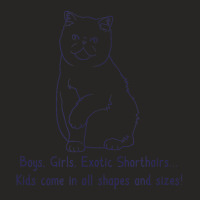 Boys, Girls, & Exotic Shorthairs Cat Breed Parent Ladies Fitted T-shirt | Artistshot