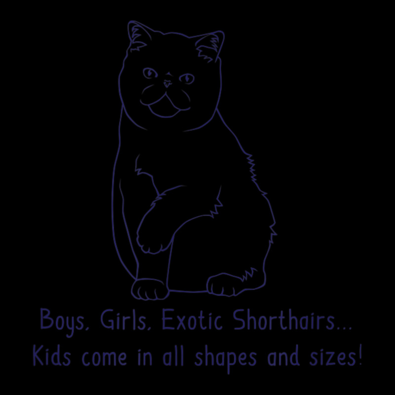 Boys, Girls, & Exotic Shorthairs Cat Breed Parent Cropped Hoodie by Bertrand Angulo | Artistshot