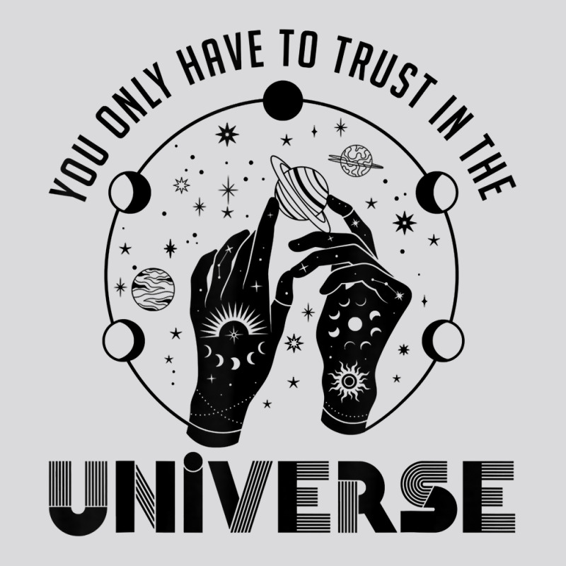 Trust In Universe Crystal Divination Ball Tarot Cards Witch T Shirt Women's Triblend Scoop T-shirt by cm-arts | Artistshot