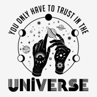 Trust In Universe Crystal Divination Ball Tarot Cards Witch T Shirt Scorecard Crop Tee | Artistshot