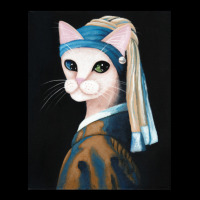 The Cat With The Pearl Earring Youth Hoodie | Artistshot