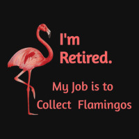 Lawn Pink Flamingo Retiremen Animal Lover Metal Print Square | Artistshot