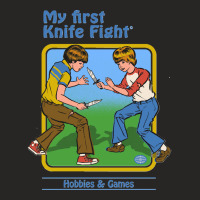 My First Knife Fight Classic Ladies Fitted T-shirt | Artistshot