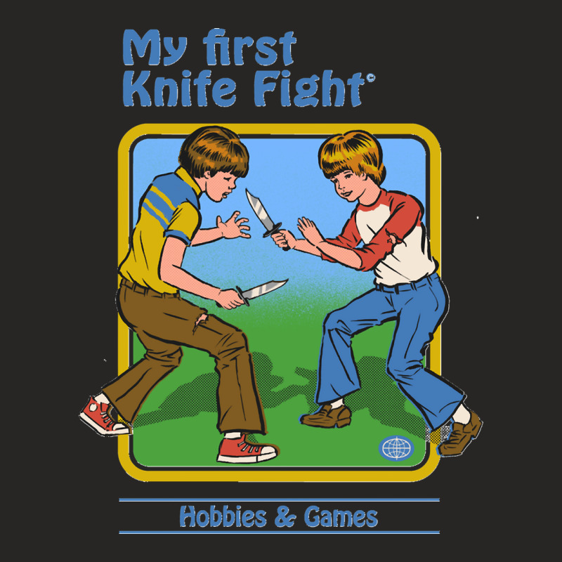 My First Knife Fight Classic Ladies Fitted T-Shirt by cm-arts | Artistshot