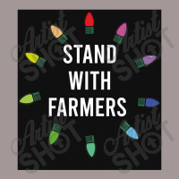 Stand With Farmers, Happy Christmas Vintage Hoodie | Artistshot