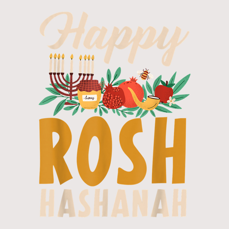 Happy Rosh Hashanah Shofar Jews Holiday Jewish New Year T Shirt Pocket T-shirt | Artistshot