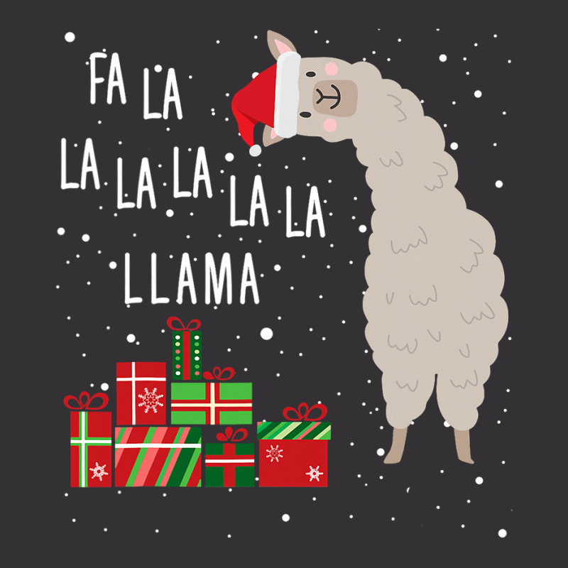 Fa La La Llama   Llama Christmas  Women Men Kids Vintage Hoodie | Artistshot