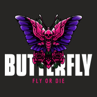 Butterfly Fly Or Die, Butterfly Fly Or Die Vintage, Butterfly Fly Or D Ladies Fitted T-shirt | Artistshot