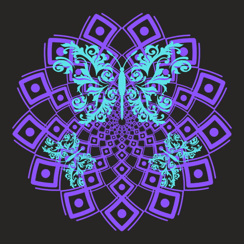 Butterfly Mandala Pattern, Butterfly Mandala, Butterfly Mandala Lover, Ladies Fitted T-Shirt by SHOPTTTTR5 | Artistshot