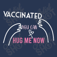 Vaccinated You Can Hug Me Now Men Denim Jacket | Artistshot