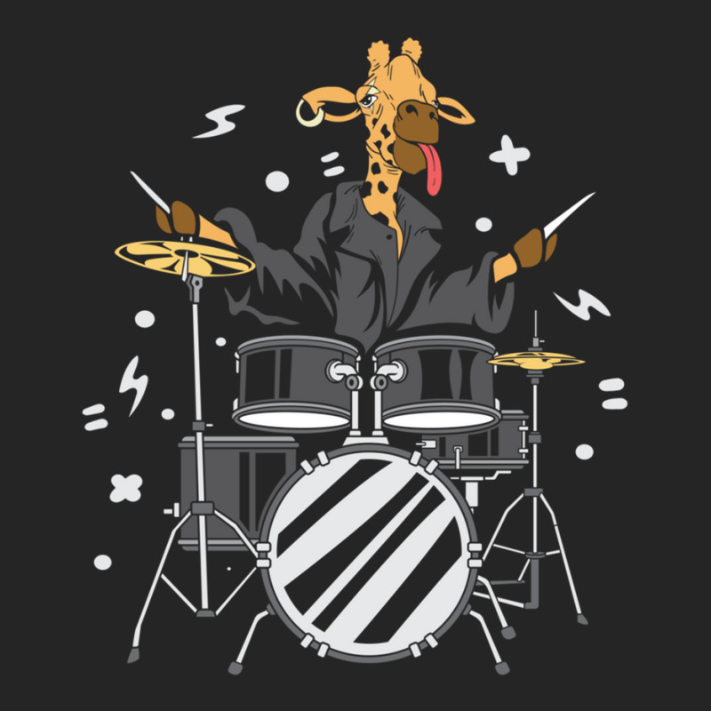 Giraffe Drummer Instrumentalist Gift Unisex Hoodie by DenzelTyler | Artistshot