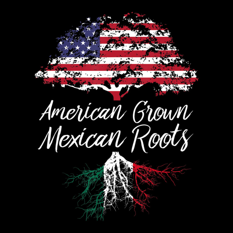 American Grown With Mexican Roots Born In Mexico V-Neck Tee by cm-arts | Artistshot