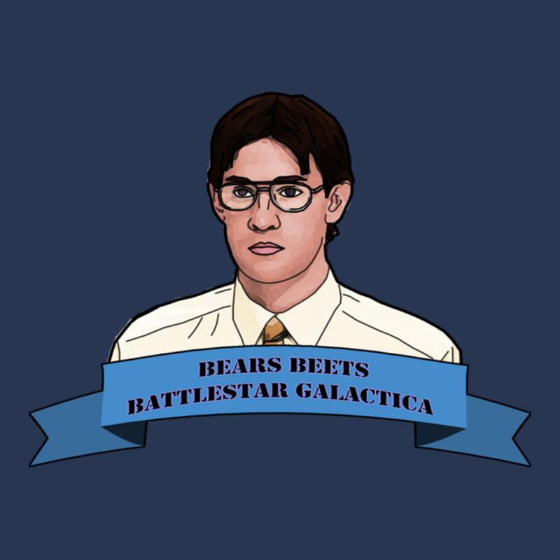 Bears. Beets. Battlestar Galactica. Men Denim Jacket by cm-arts | Artistshot