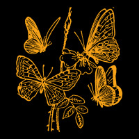 Butterfly Pattern Gold, Butterfly Gold, Butterfly Pattern, Vintage, Bu Pocket T-shirt | Artistshot