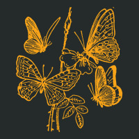 Butterfly Pattern Gold, Butterfly Gold, Butterfly Pattern, Vintage, Bu Women's Triblend Scoop T-shirt | Artistshot