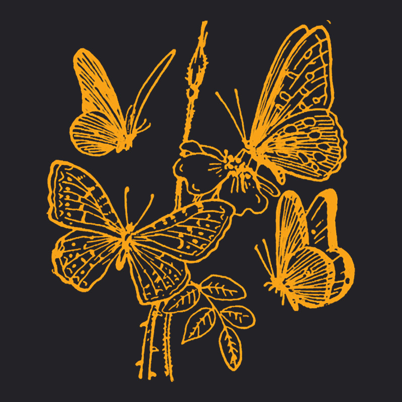 Butterfly Pattern Gold, Butterfly Gold, Butterfly Pattern, Vintage, Bu Youth Tee by SHOPTTTTR5 | Artistshot