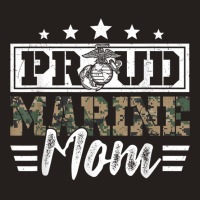 Proud Marine Military Veteran Mom Mama Mommy Mother's Day T Shirt Tank Top | Artistshot