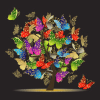 Butterfly Tree Beautiful, Butterfly Tree, Beautiful, Butterfly Tree Vi Vintage Cap | Artistshot