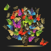 Butterfly Tree Beautiful, Butterfly Tree, Beautiful, Butterfly Tree Vi Classic T-shirt | Artistshot