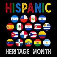 National Hispanic Heritage Month Latin Countries Flags T Shirt V-neck Tee | Artistshot